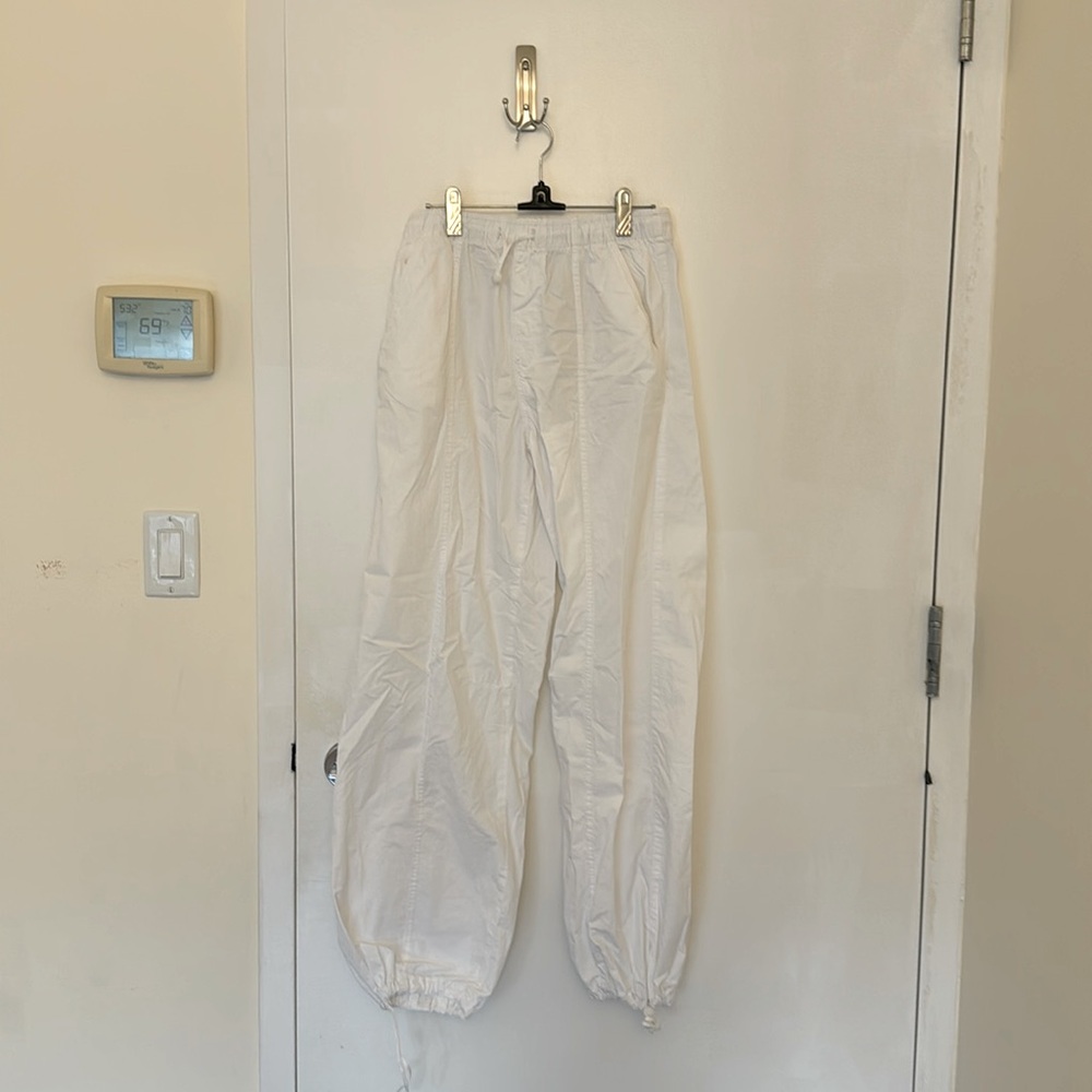 NWT White Zara cargo pants